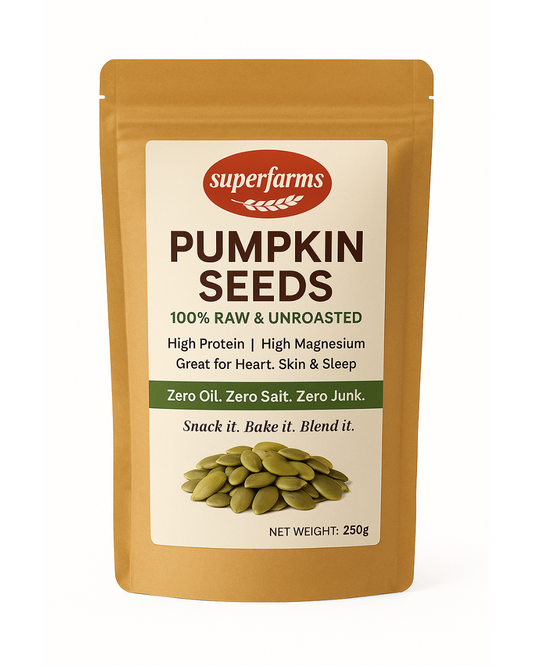 Superfarms Pumpkin Seeds (Raw & Unroasted)